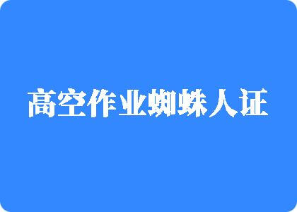 操你女逼视频高空作业蜘蛛人证